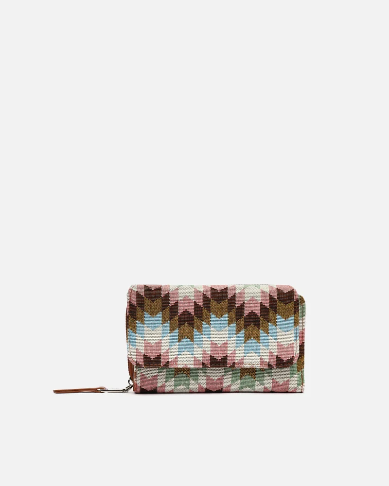Dila monedero grande estampado jacquard