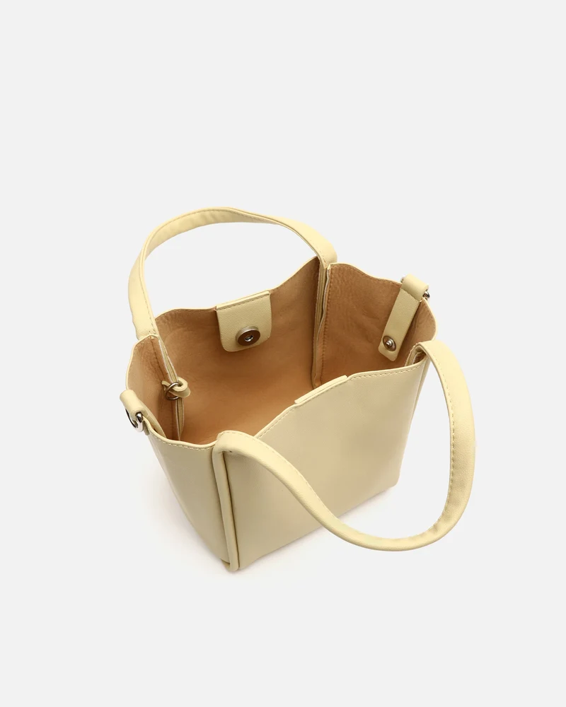 Guevi bolso tote pequeño con neceser y asa bandolera extraíble