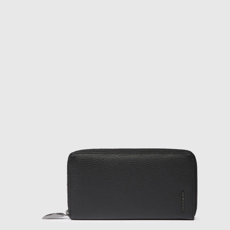 Portafogli da donna grande con zip
