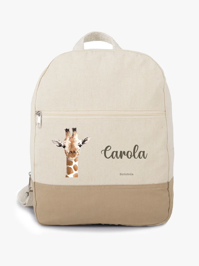 Mochila Bicolor Jirafa