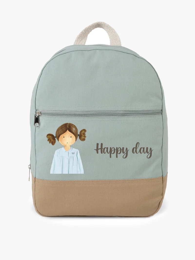 Mochila Tela Bicolor Colegio Highlands