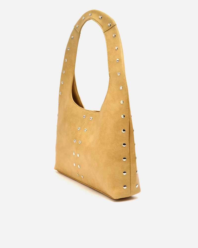 Estrangi bolso hobo grande con detalles metálicos