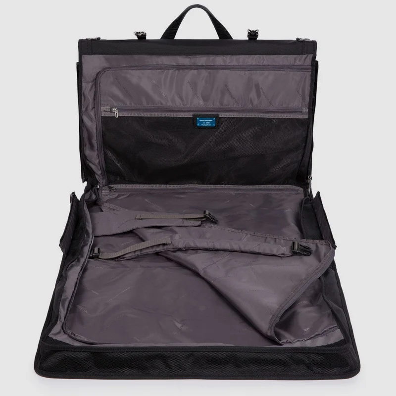 Borsa porta abiti pieghevole in tessuto riciclato