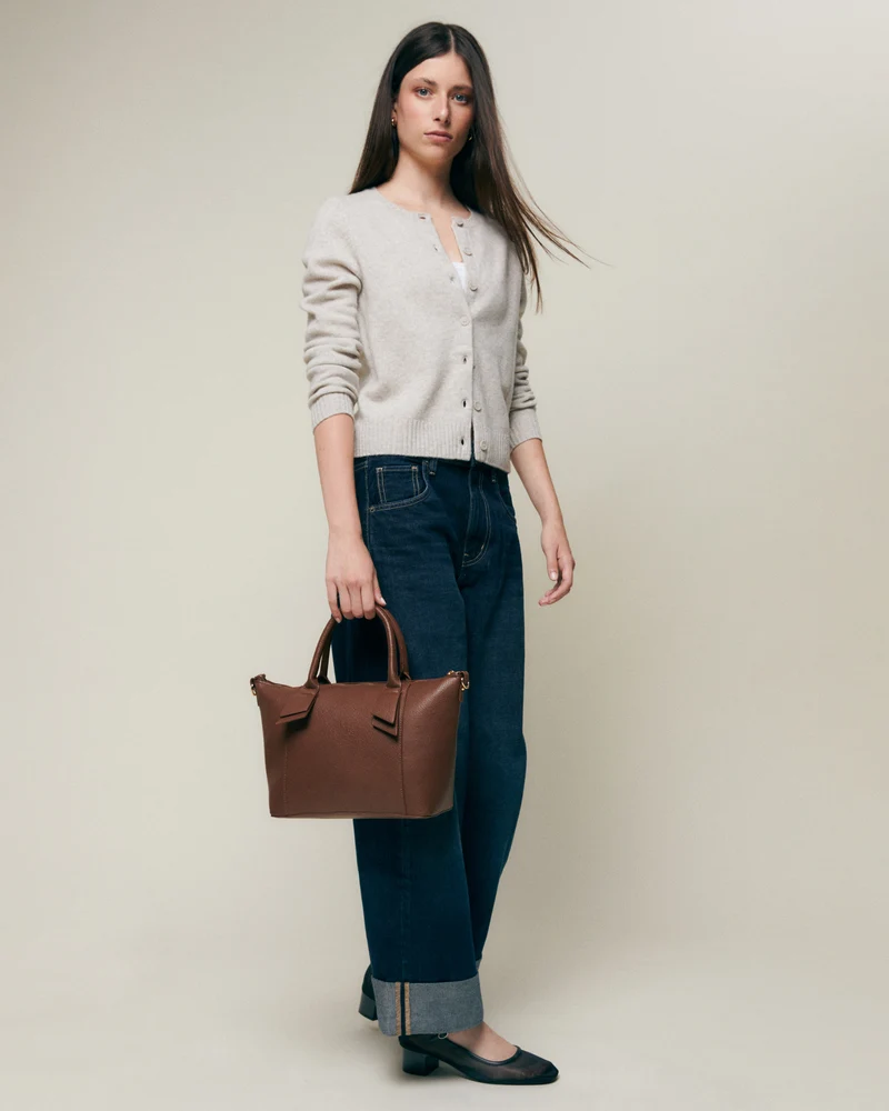 Kamuina bolso tote mediano con asa bandolera extraíble ED.