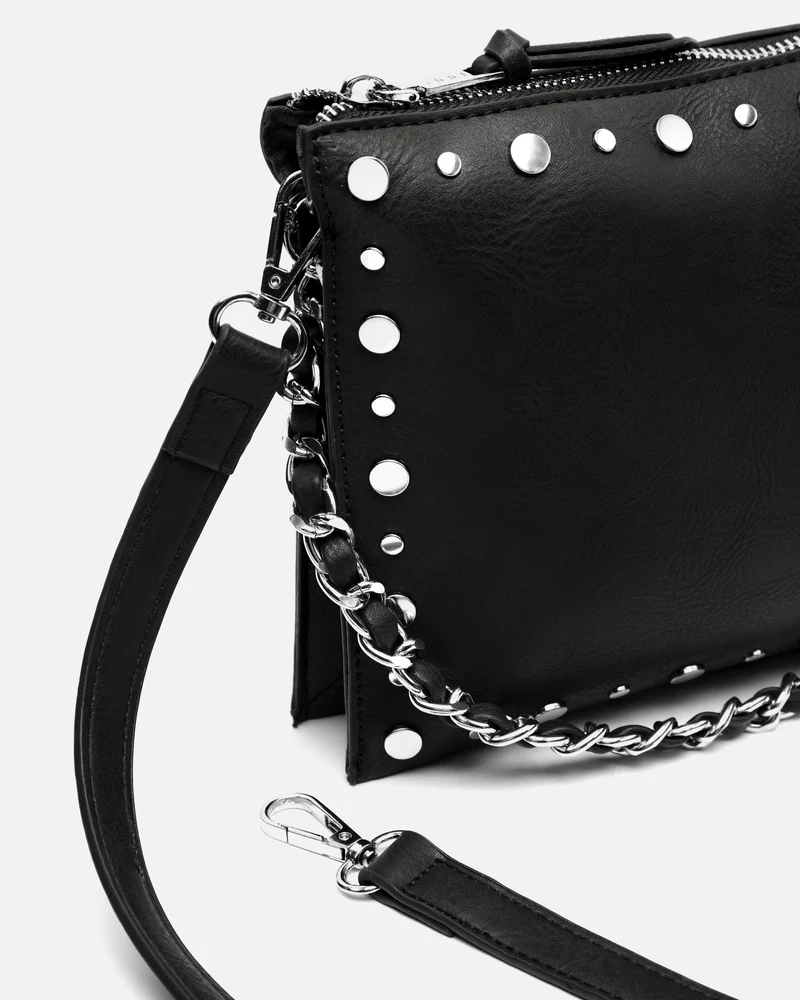 Rizu bolso bandolera pequeño con detalles metálicos ED.