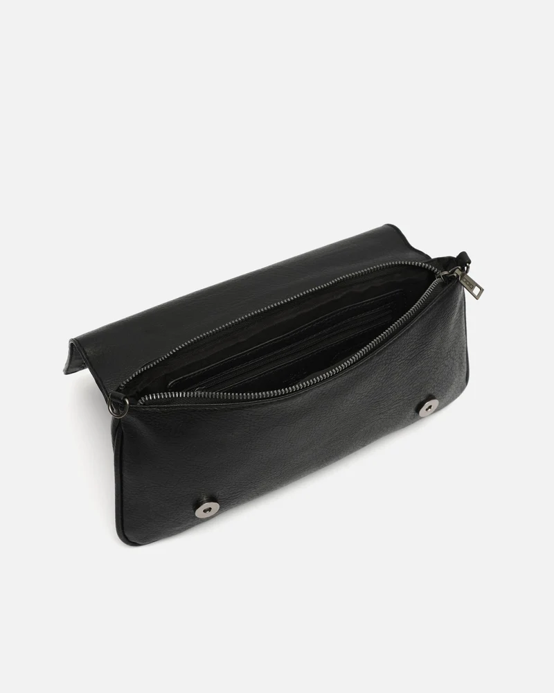 Jacumy bolso bandolera de fiesta pequeño con detalles metálicos