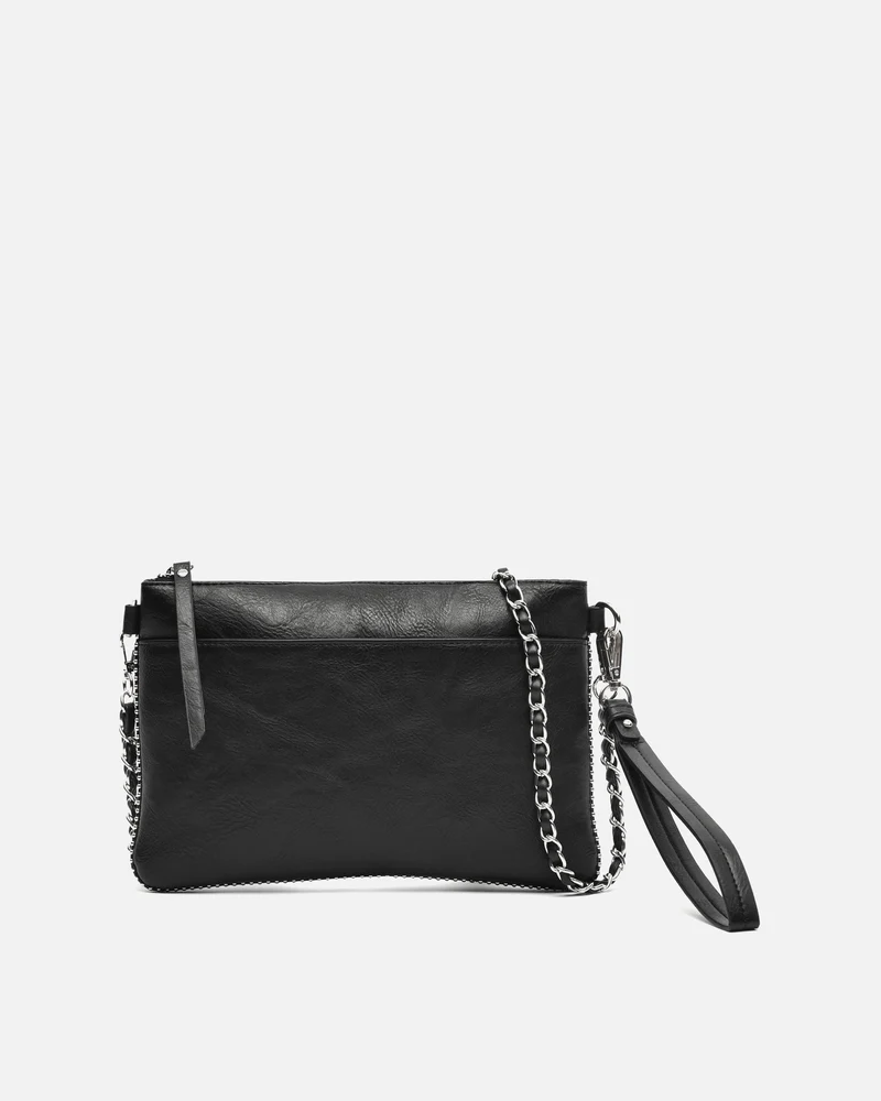 Zaocai bolso de fiesta pequeño con detalles metálicos y asa bandolera extraíble ED.