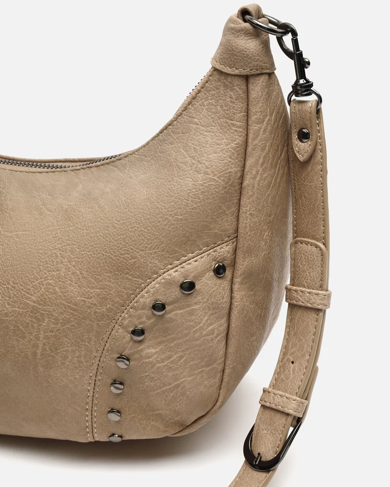 Serenitys bolso bandolera con detalles metálicos