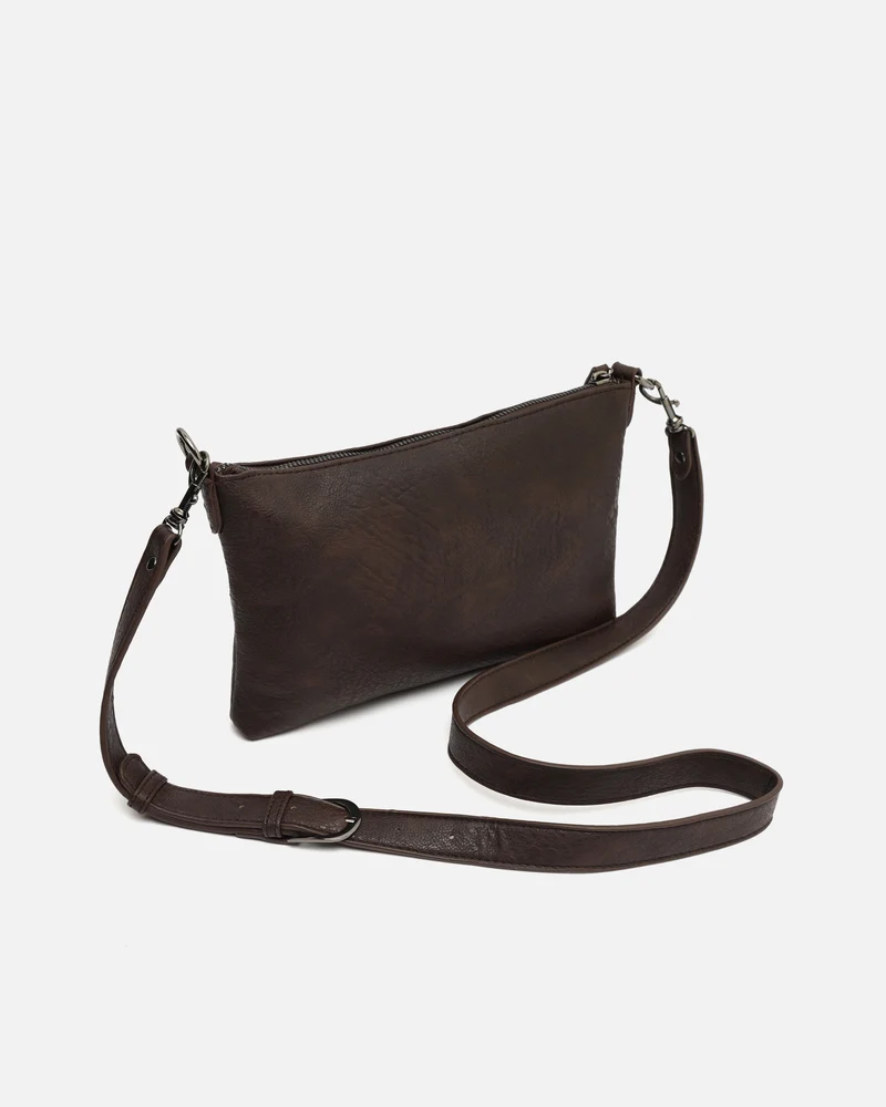 Sereny bolso bandolera pequeño con detalles metálicos
