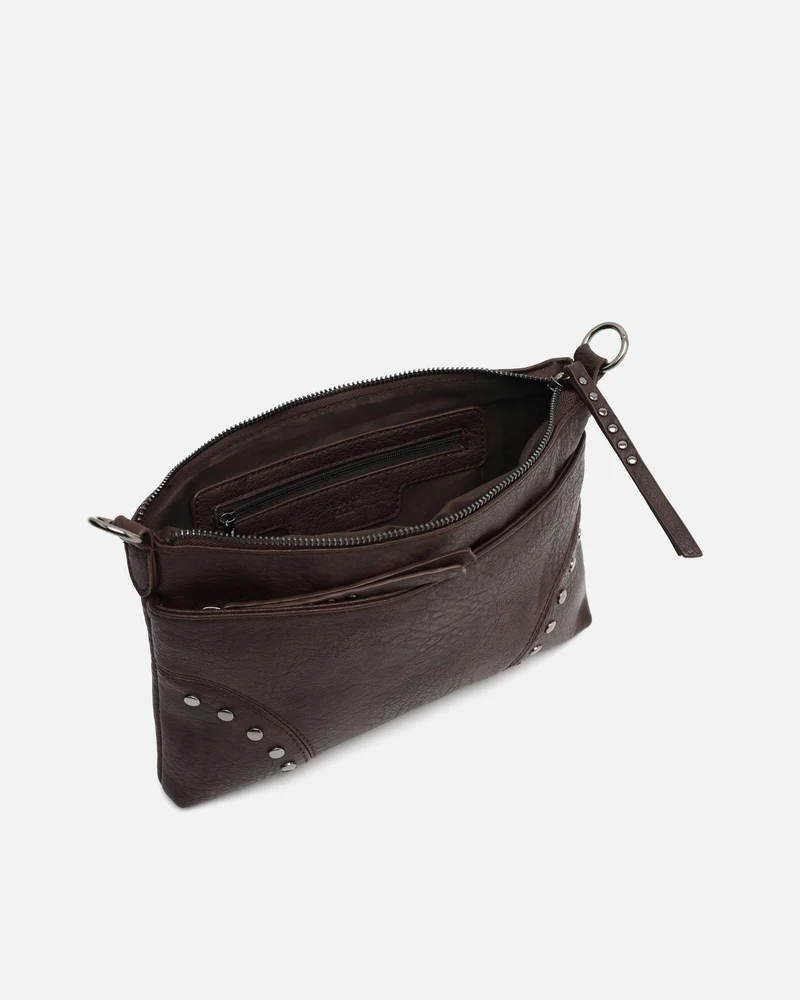Sereny bolso bandolera pequeño con detalles metálicos
