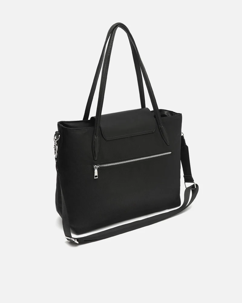 Teme bolso shopper grande en nylon con bolsillo para portátil 14 pulgadas