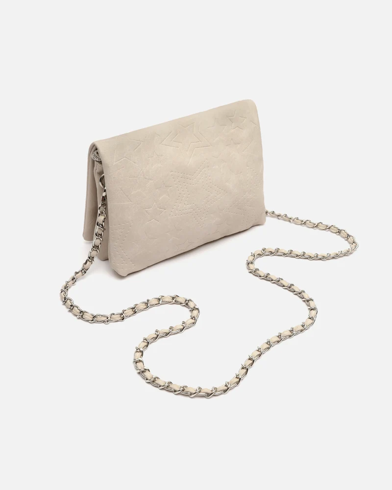 Startin bolso bandolera pequeño con solapa y grabado de estrellas