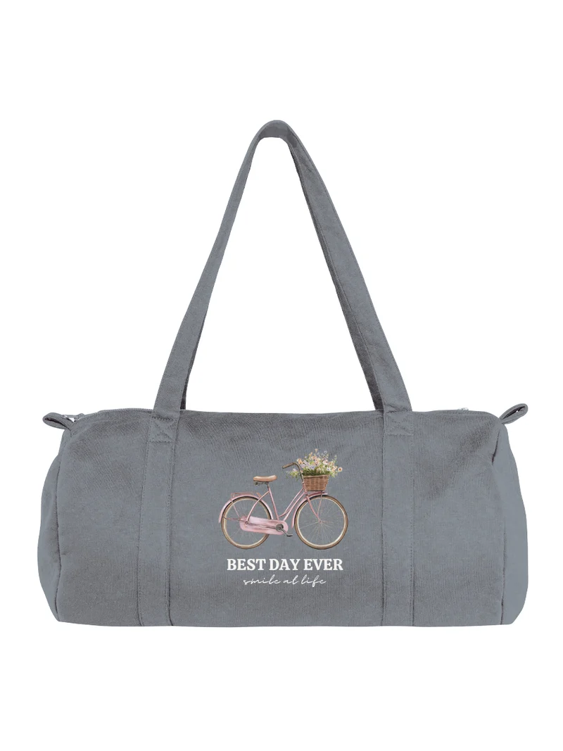 Bolsa Felpa Bici Rosa