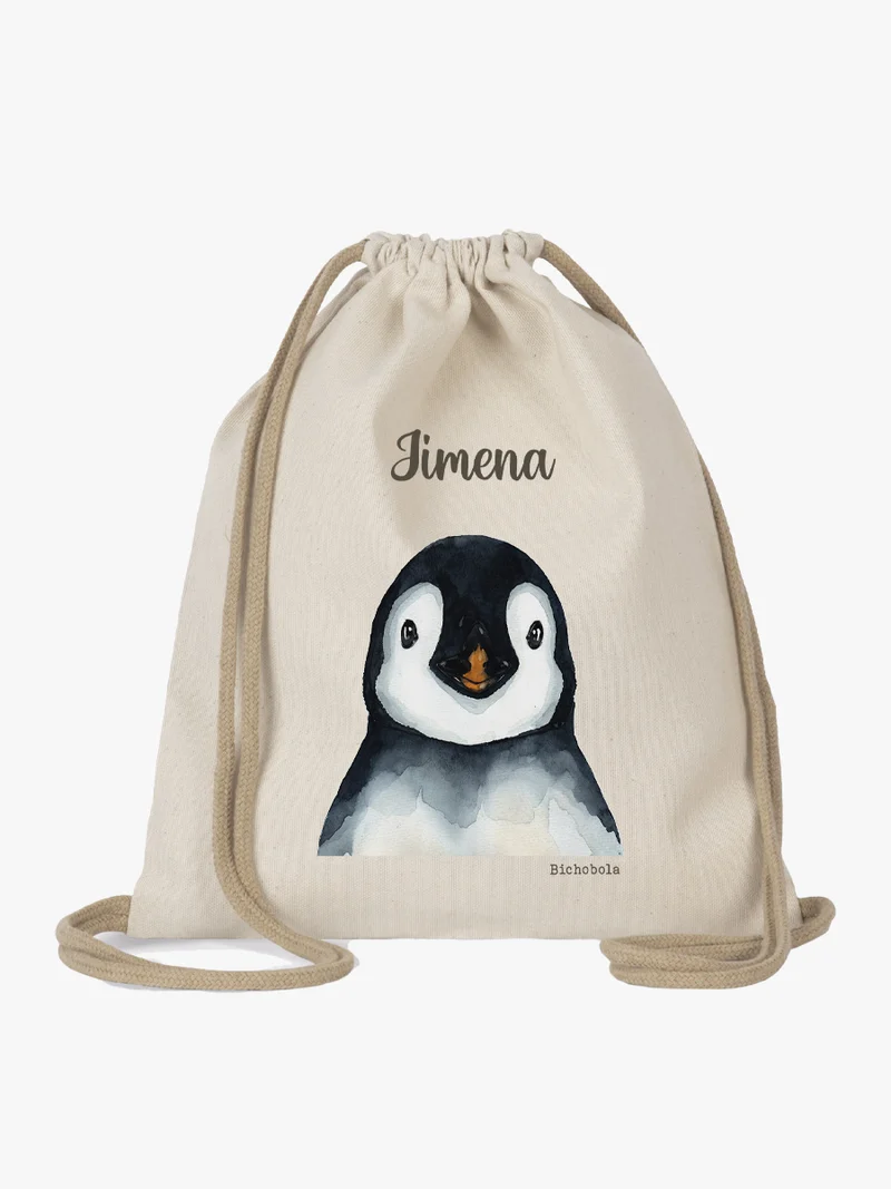 Mochila cordón Mini Pingüino