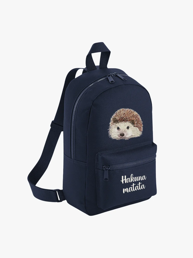 Mochila lona mini Erizo