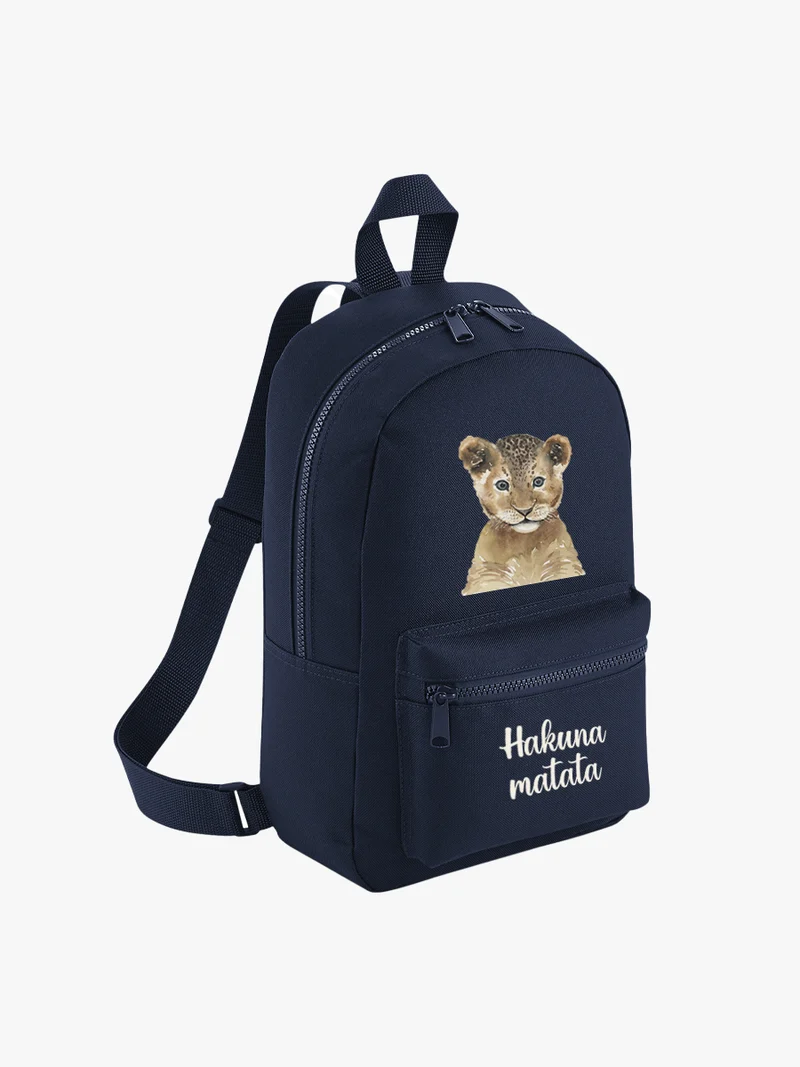 Mochila lona mini León