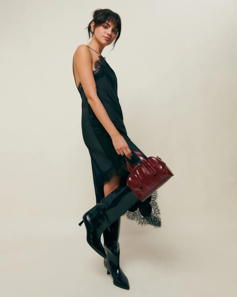 Batilde bolso tote de fiesta pequeño con asa bandolera extraíble