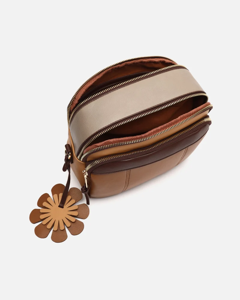 Filiberti-1 bolso bandolera tricolor con detalle colgante