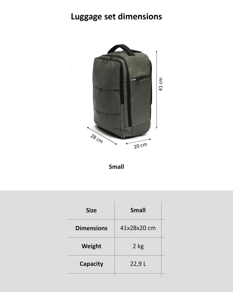Hadaru maletín de viaje con ruedas convertible en mochila