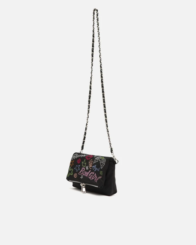 Tigris bolso bandolera de fiesta con detalles brillantes ED.