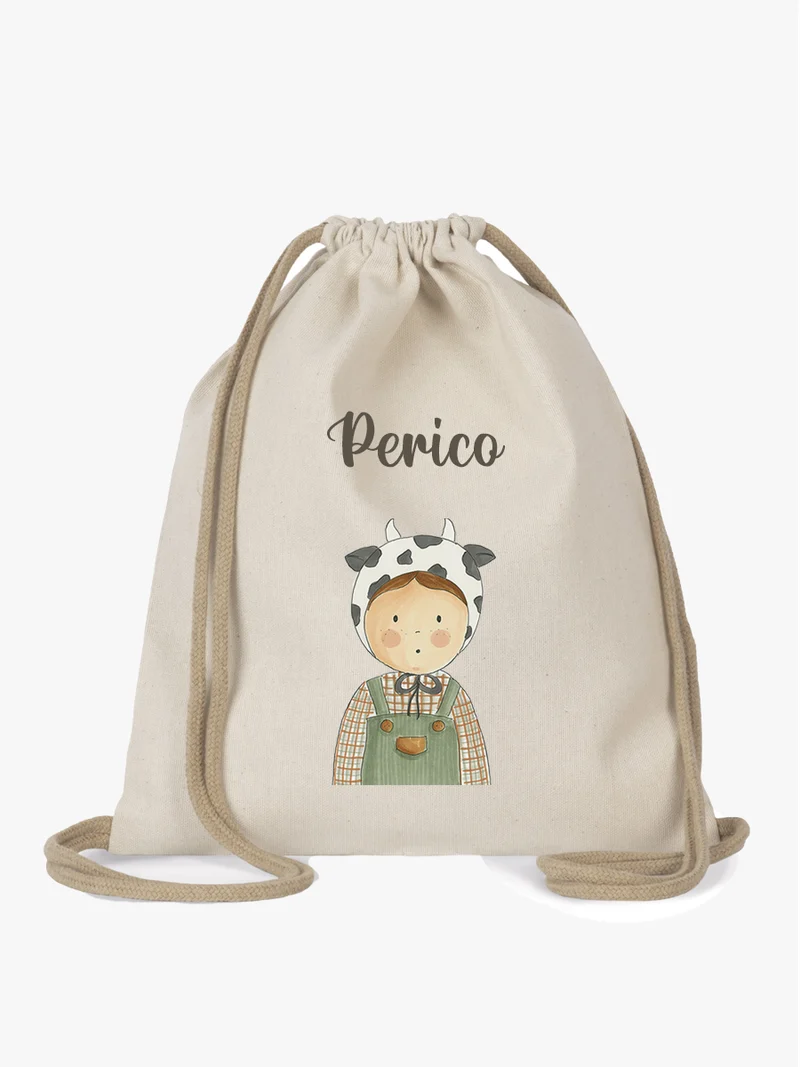Mochila Cordón Mini Paco Mu