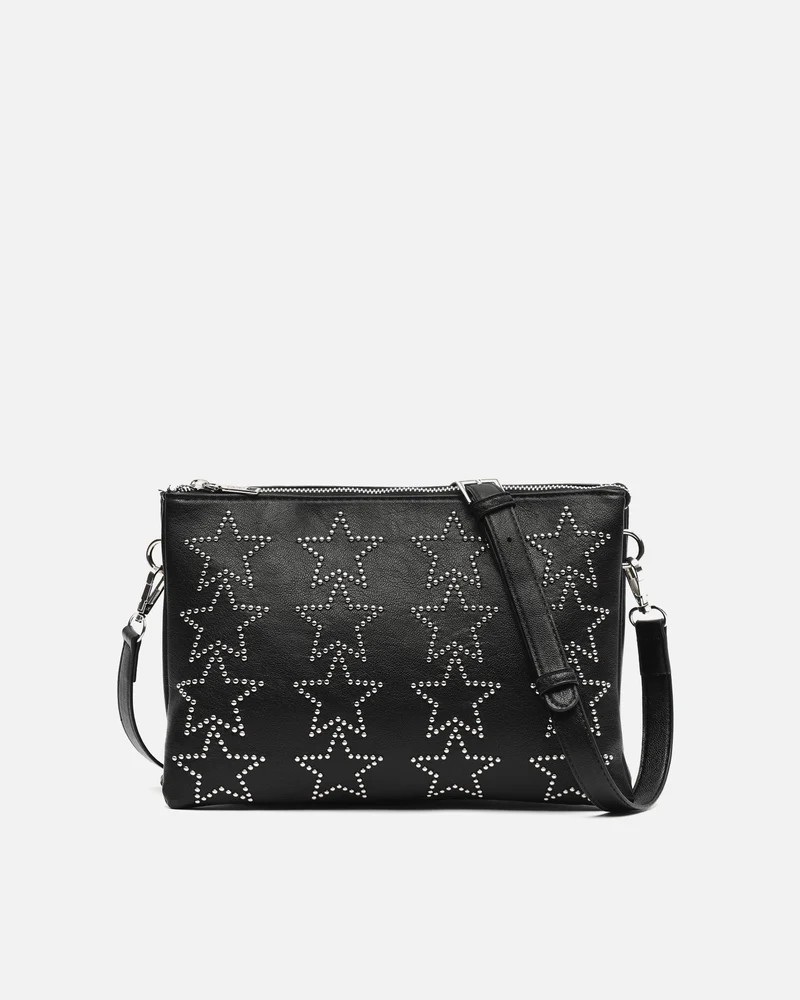 Estre bolso bandolera con detalles metálicos en forma de estrellas