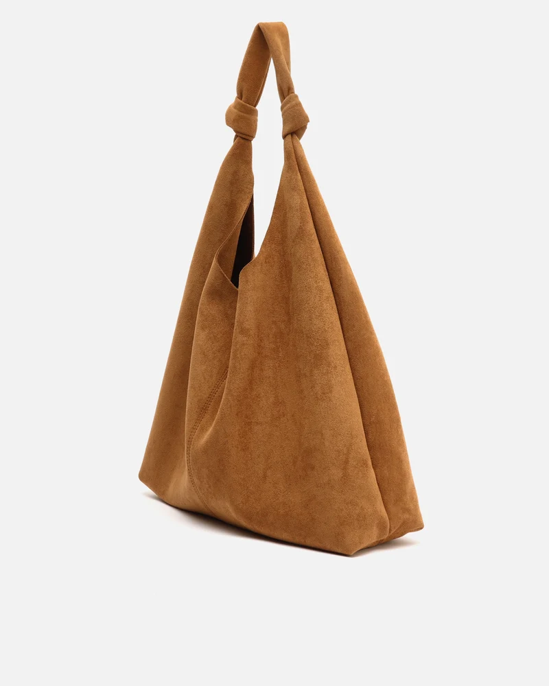 Pologi-1 bolso hobo grande efecto ante con neceser extraíble