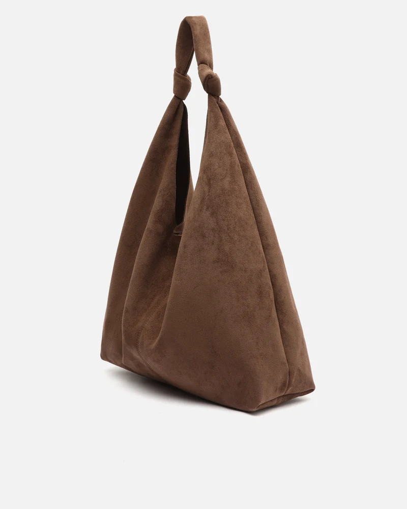 Pologi-1 bolso hobo grande efecto ante con neceser extraíble