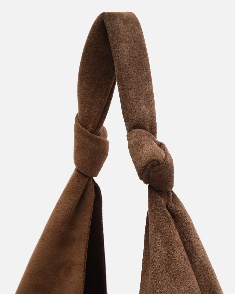 Pologi-1 bolso hobo grande efecto ante con neceser extraíble