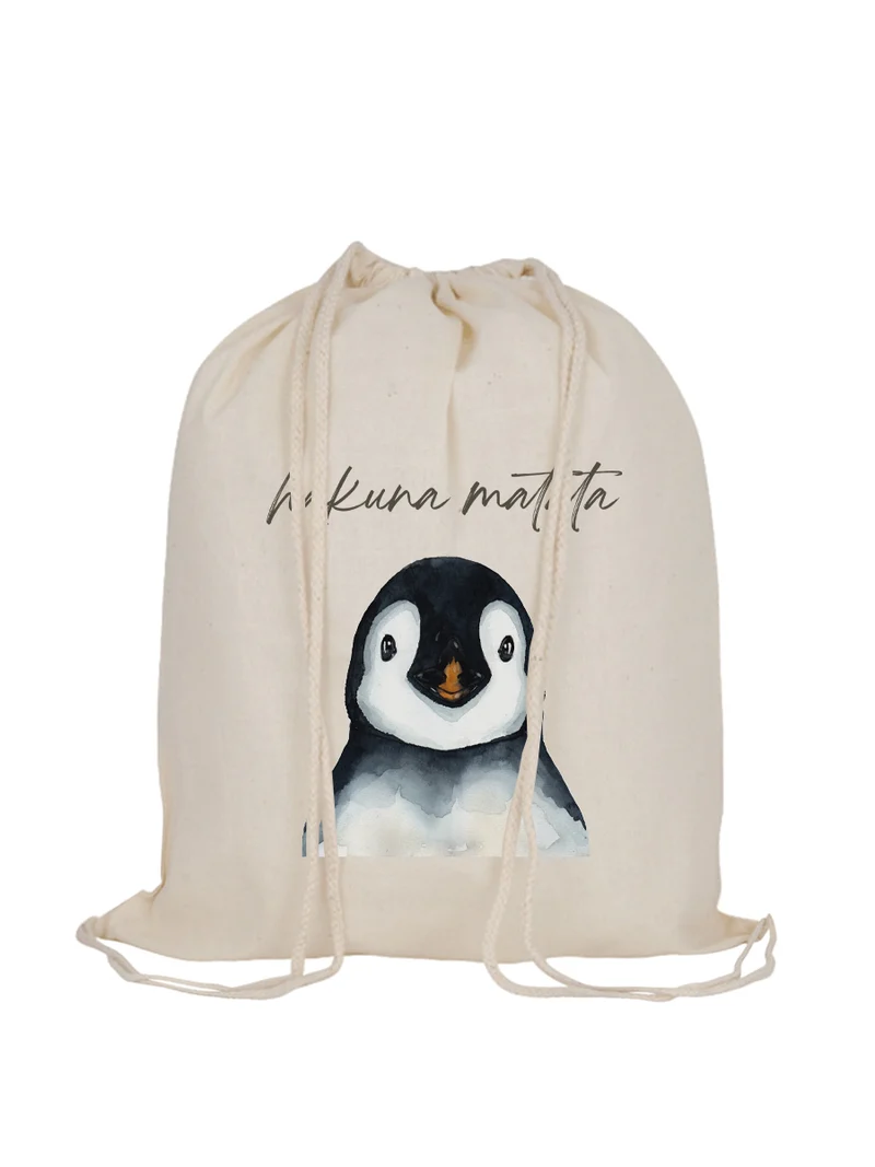 Mochila Cordones Pingüino