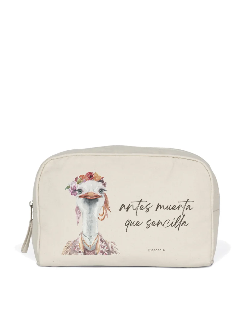 Neceser maquillaje Avestruz Maricruz