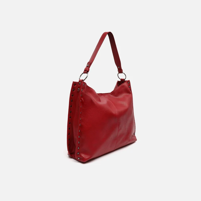 Prido bolso hobo grande con detalles metálicos