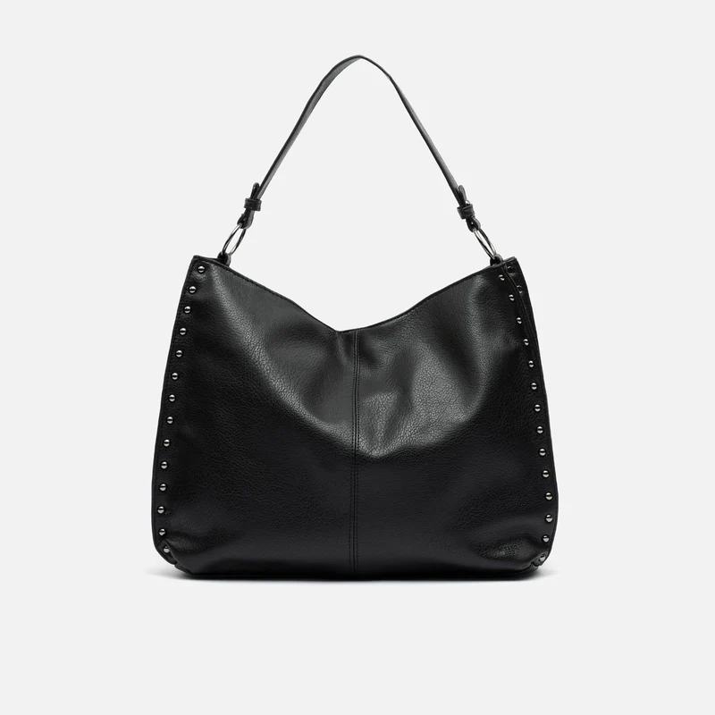 Prido bolso hobo grande con detalles metálicos