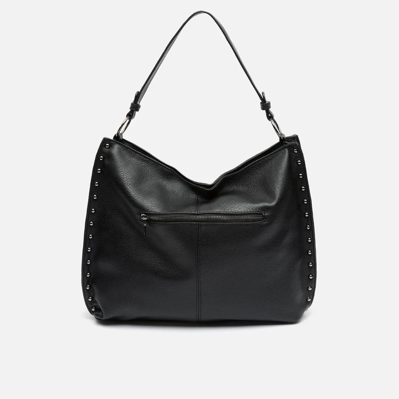 Prido bolso hobo grande con detalles metálicos