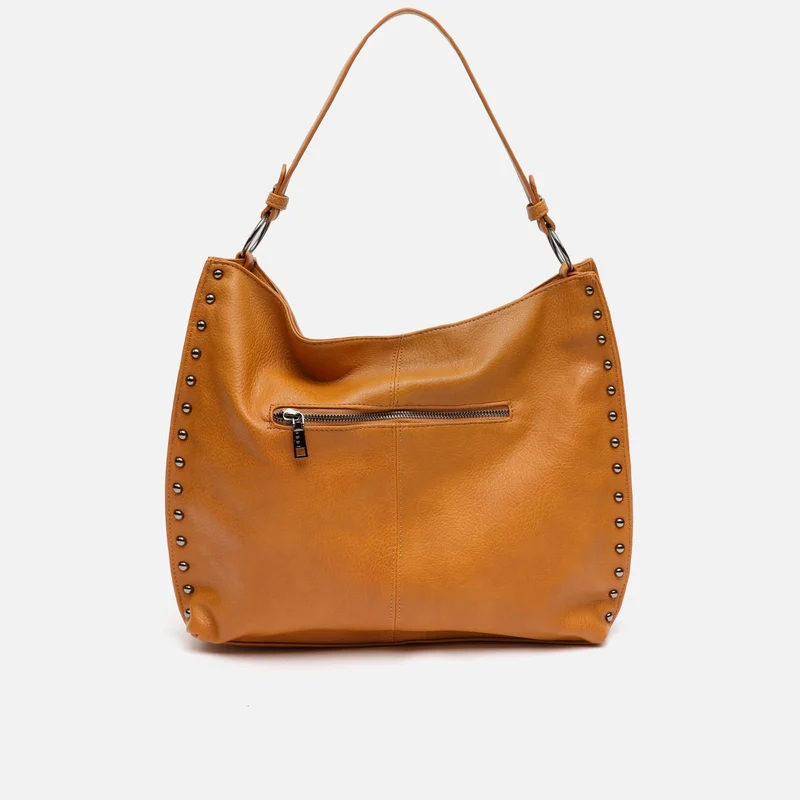 Prido bolso hobo grande con detalles metálicos