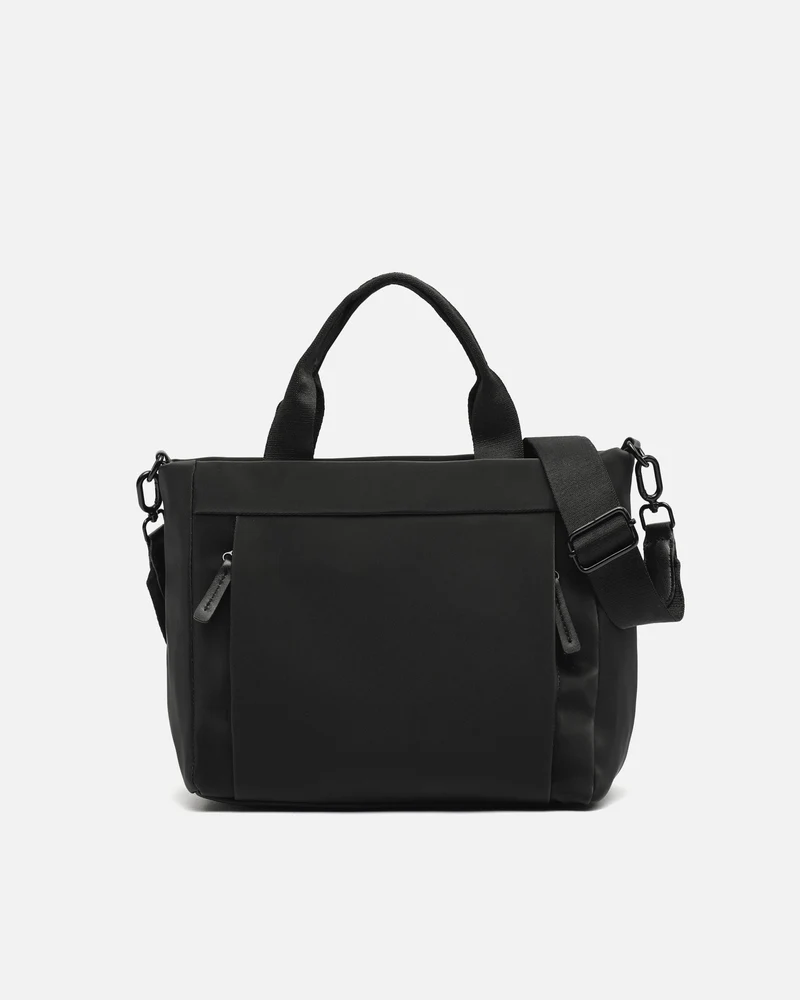 Danelin bolso tote mediano en nylon con asa bandolera extraíble