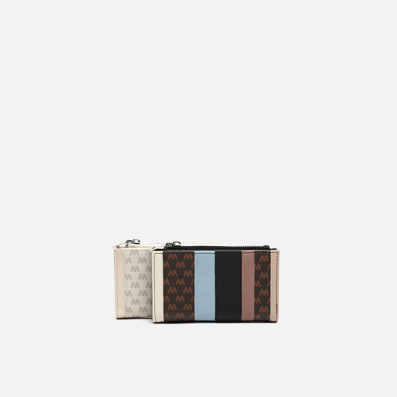 Ivanka monedero pequeño con estampado monogram ED.