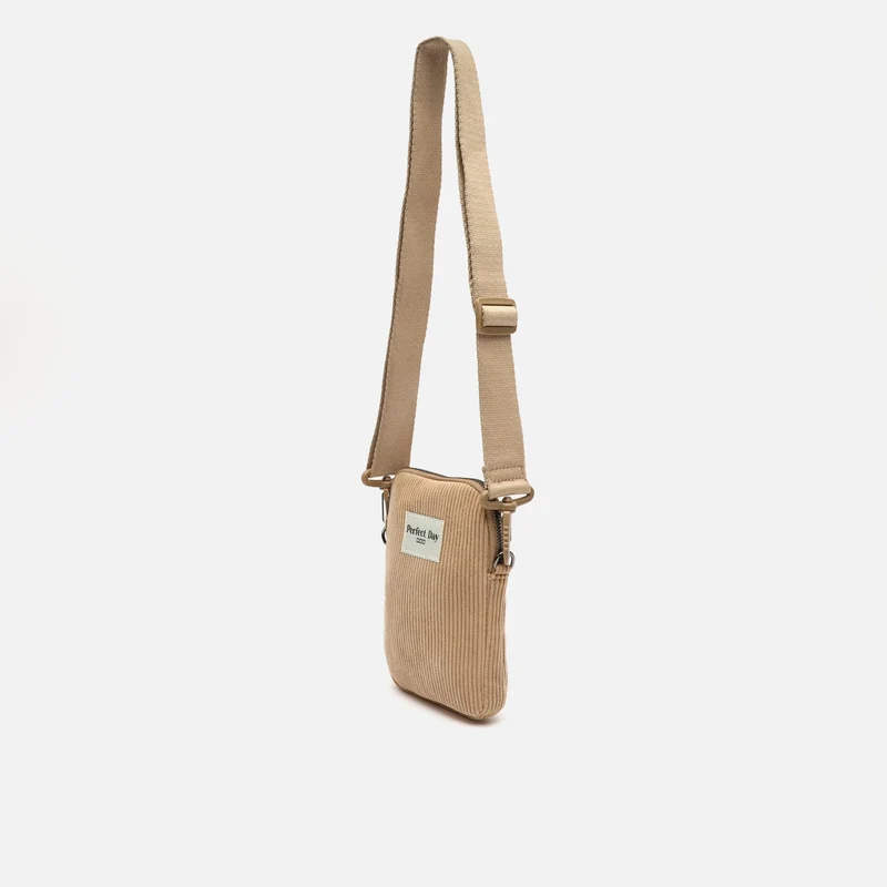 Leonci bolso bandolera mini para móvil con tejido de pana ED.