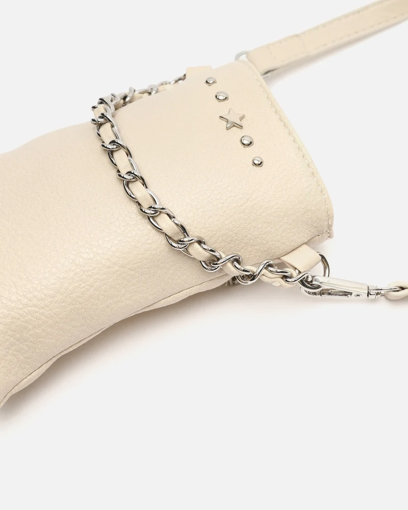Yakus-1 bolso bandolera mini para móvil con detalles metálicos ED.