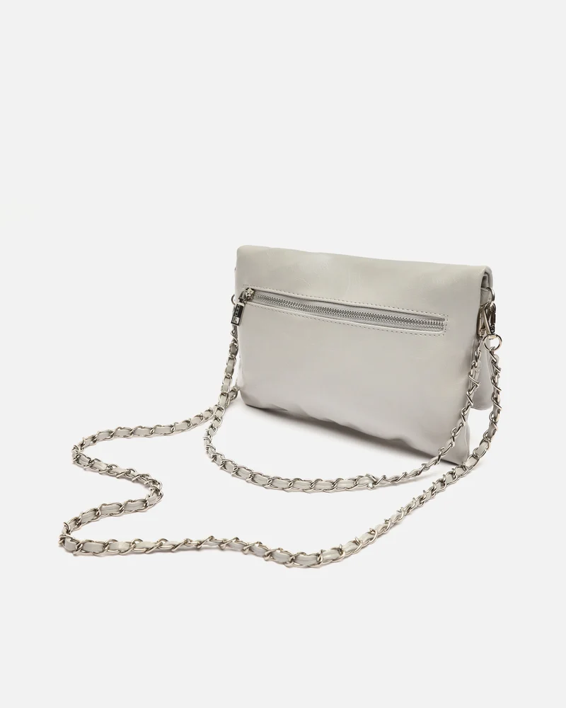 Erosa bolso de hombro pequeño con asa bandolera extraíble y detalles metálicos ED.
