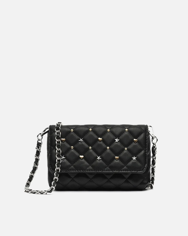 Petronila bolso mini acolchado con detalles metálicos ED.