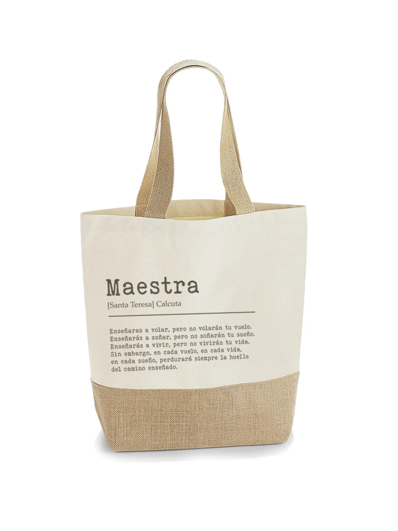 Bolsa yute Maestra