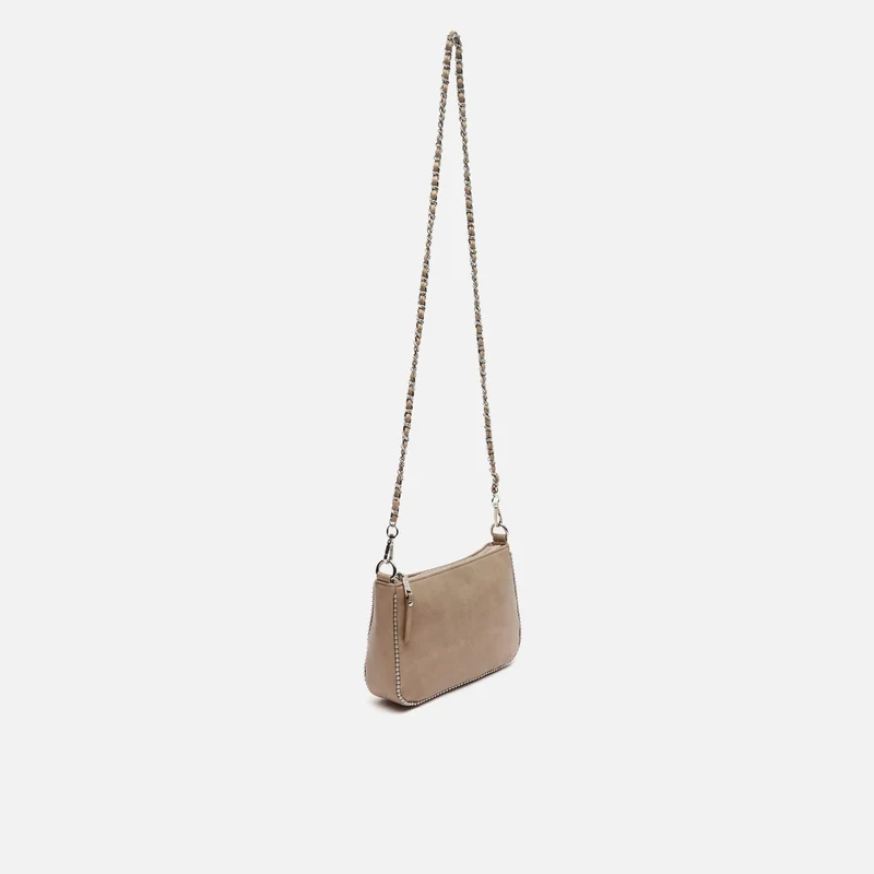 Sibila bolso de hombro pequeño con asa bandolera y detalles metálicos