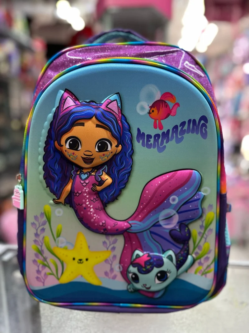 Mochila primaria Gaby sirena tornasol Fotorama