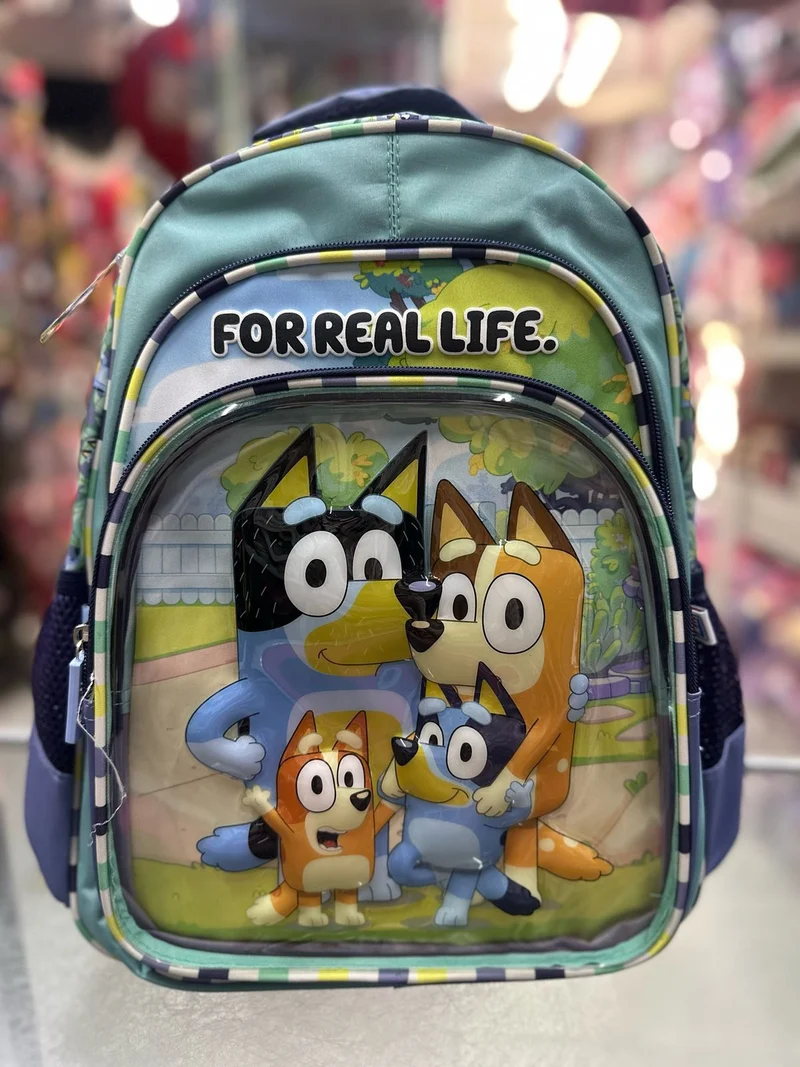 Mochila primaria Bluey familia Fotorama