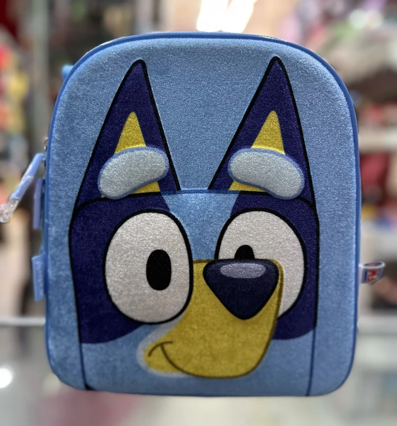 Lonchera Bluey cara aterciopelada Fotorama