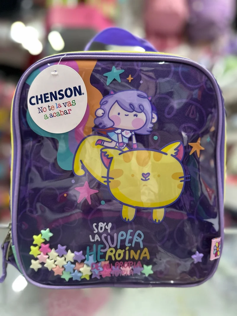 Lonchera vania bachur gato arcoiris Chenson