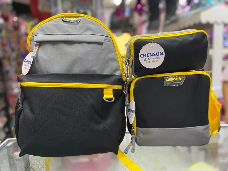 Kit 3 en 1 escolar juvenil bicolor Chenson