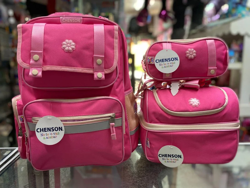Combo juvenil clásico fucsia Chenson
