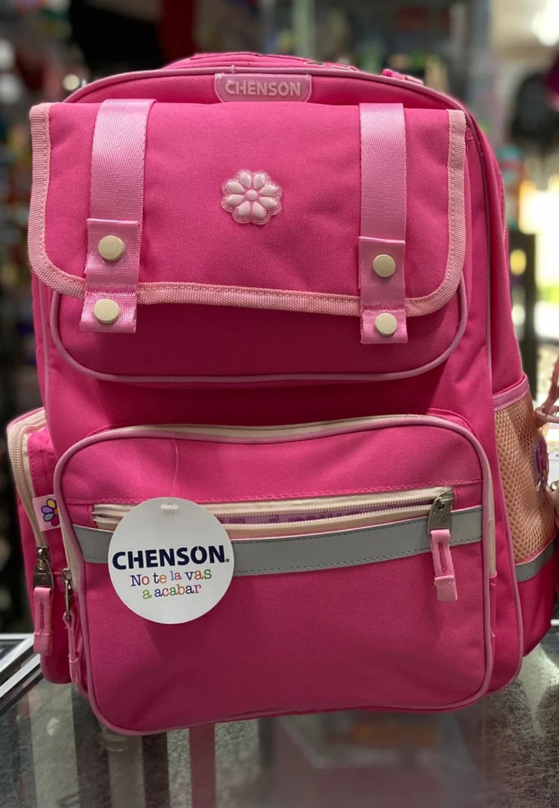 Mochila juvenil clásica fucsia Chenson